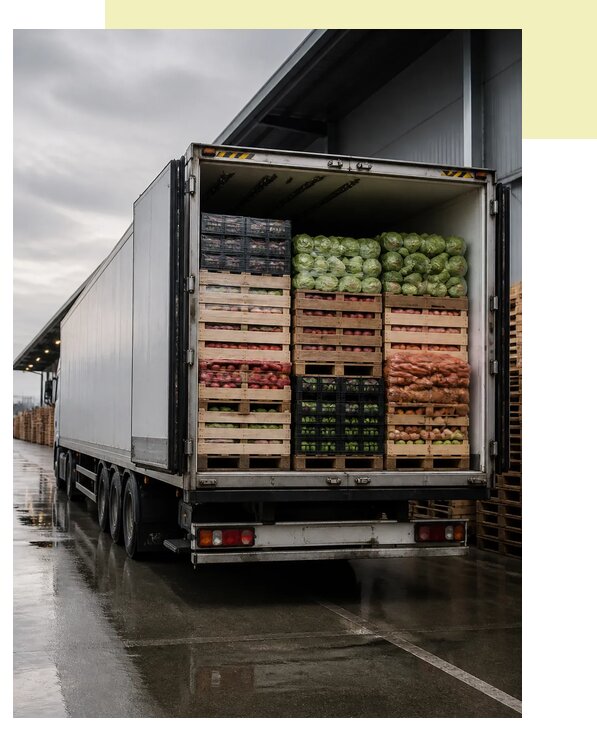 Перевозка плодоовощной продукции в Вязники по цене от 5342 р. | Агросервис-Взн