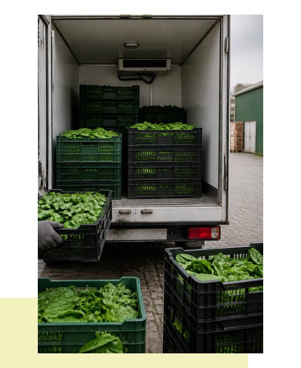 Перевозка шпината в Вязники с сохранением свежести продукции